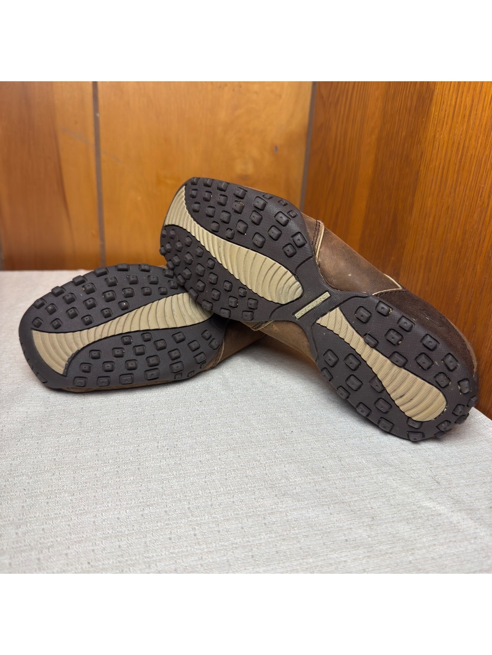 Skechers Brown Leather Slip On Shoes Womens Size 7.5 Comfort Casual Loafers - Picture 6 of 7
